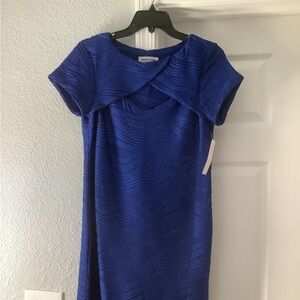 Shelby and Palmer Liane Ponte dress NWT size 12 - Royal